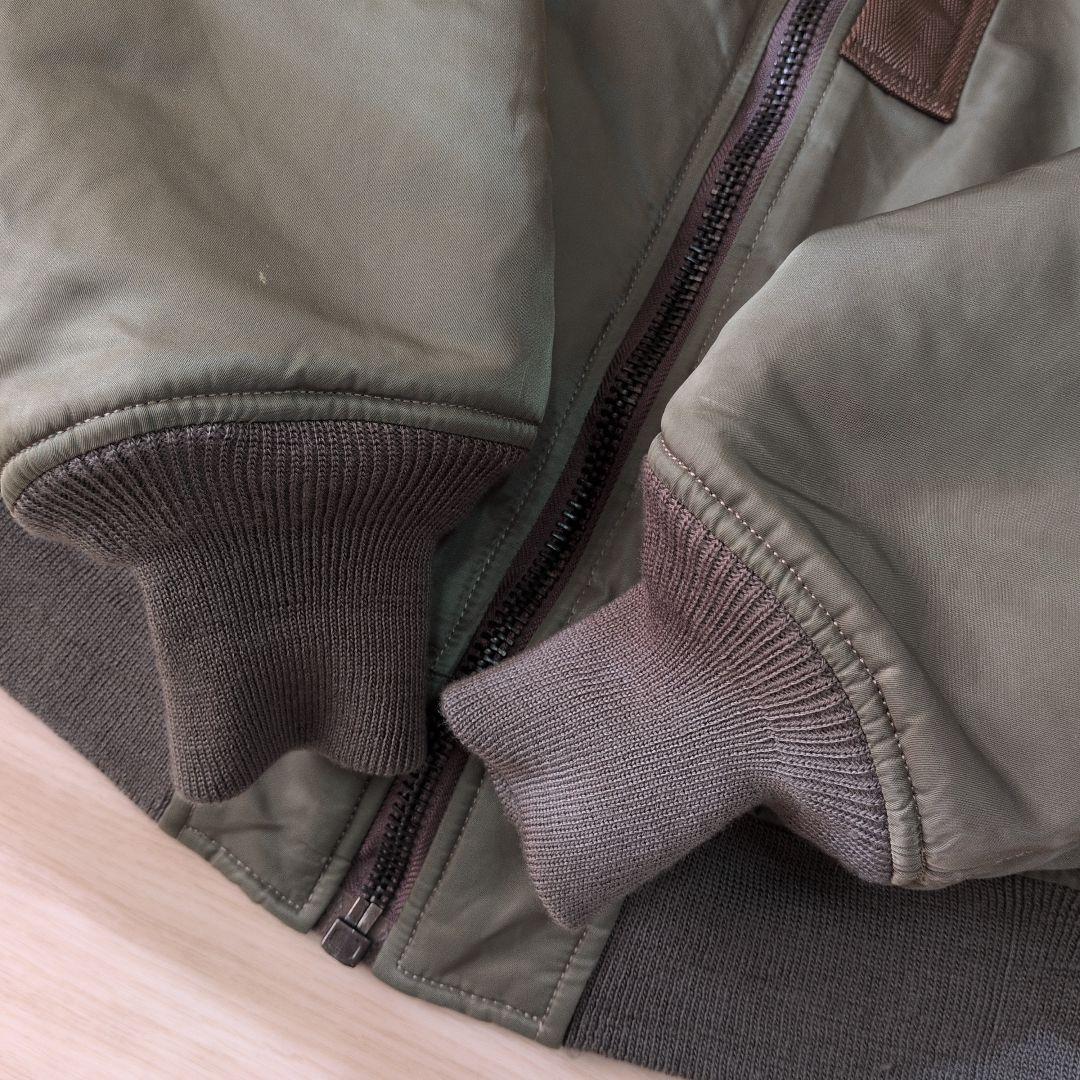 美品✨️テッドマン MA-1 フライトジャケット カーキ　size40