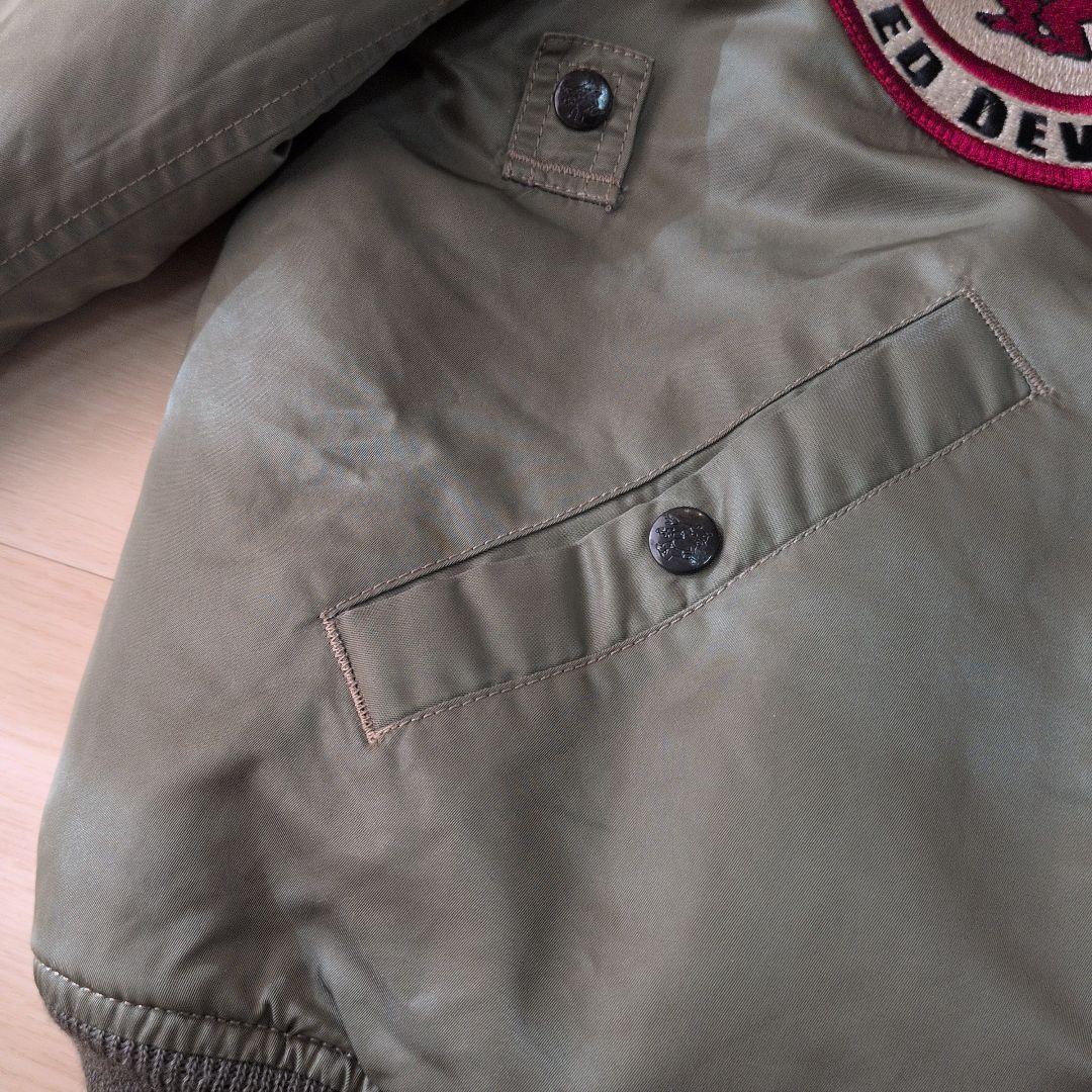 美品✨️テッドマン MA-1 フライトジャケット カーキ　size40