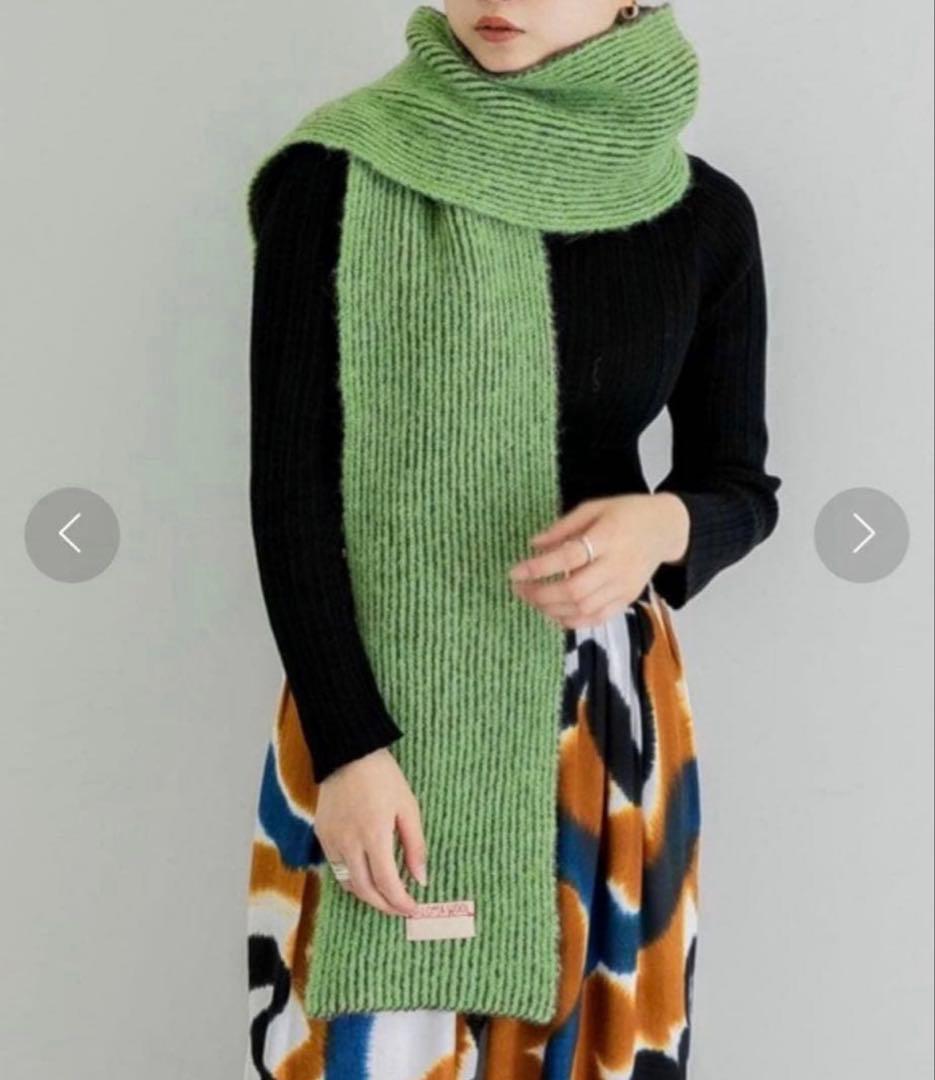 paloma wool マフラー　グリーン　TITO