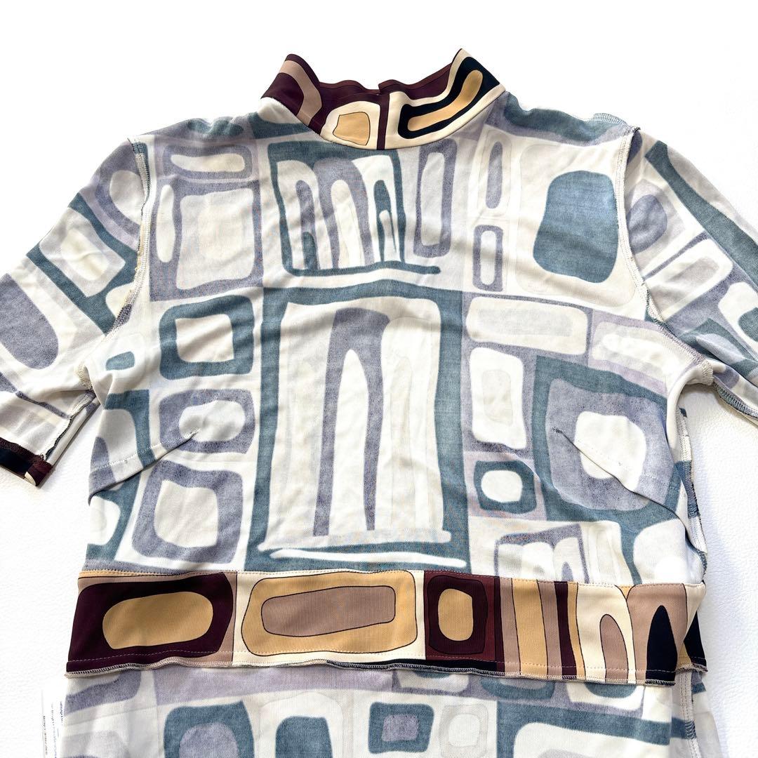 エミリオプッチ イタリア製 レーヨン100% ロング ワンピース ジャージー素材