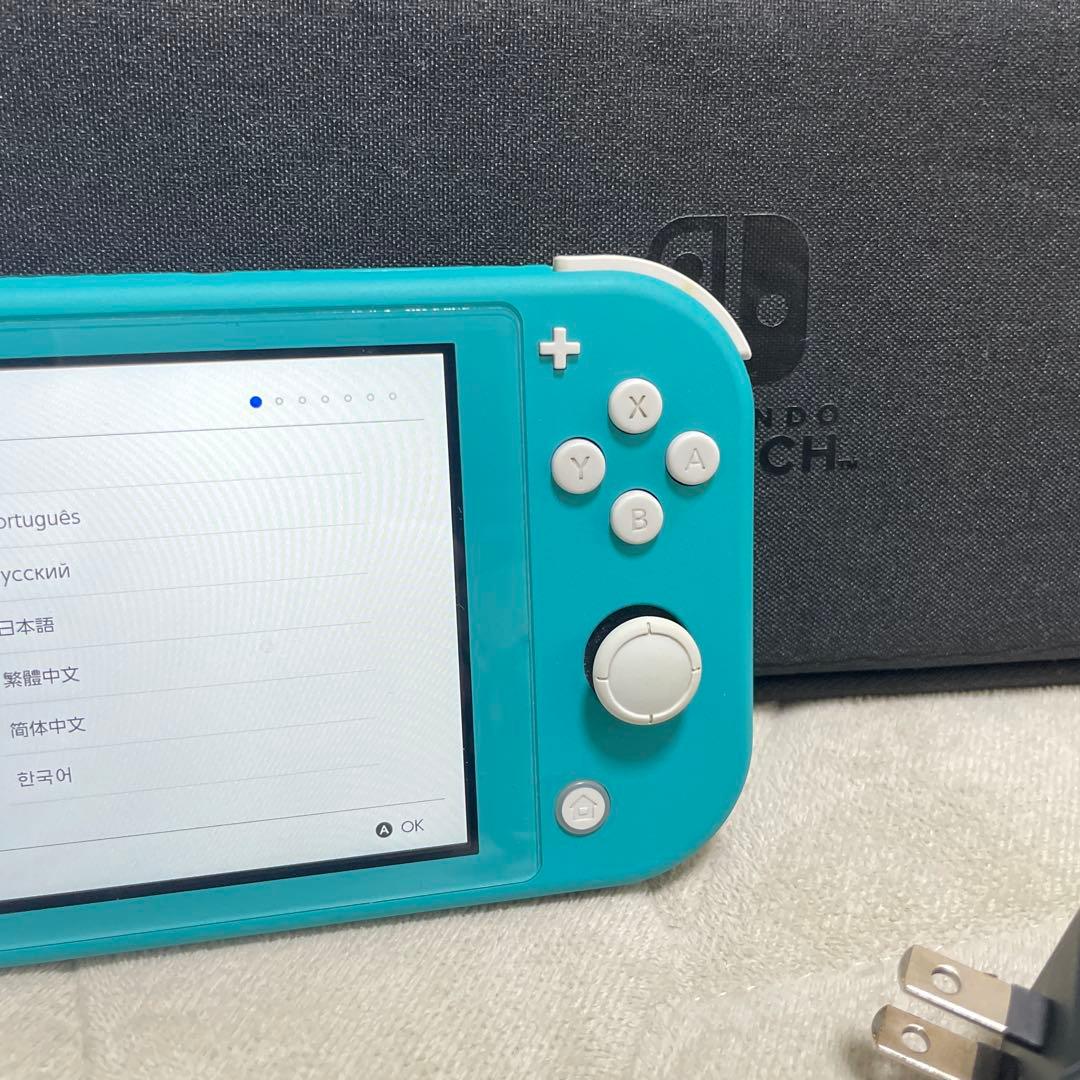 動作確認済　初期化済　Nintendo Switch Lite ターコイズ 本体