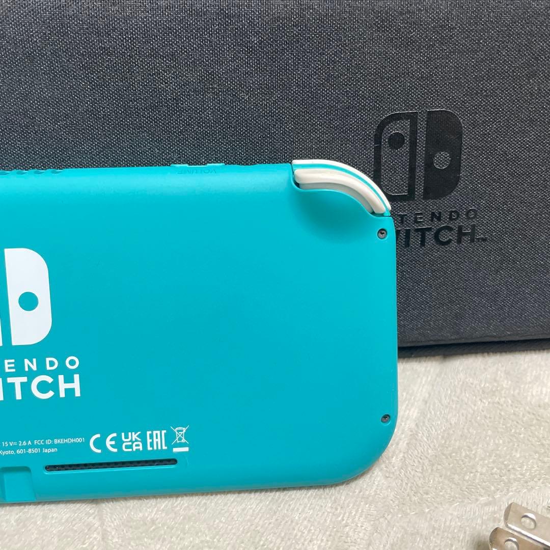 動作確認済　初期化済　Nintendo Switch Lite ターコイズ 本体