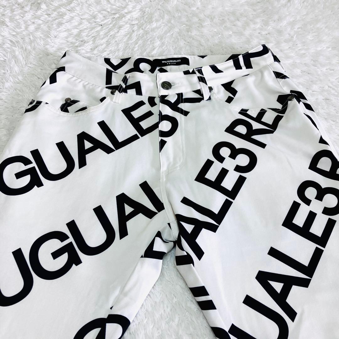 1piu1uguale3 ストレッチ パンツ ゴルフ ゴルフパンツ ロゴ 総柄