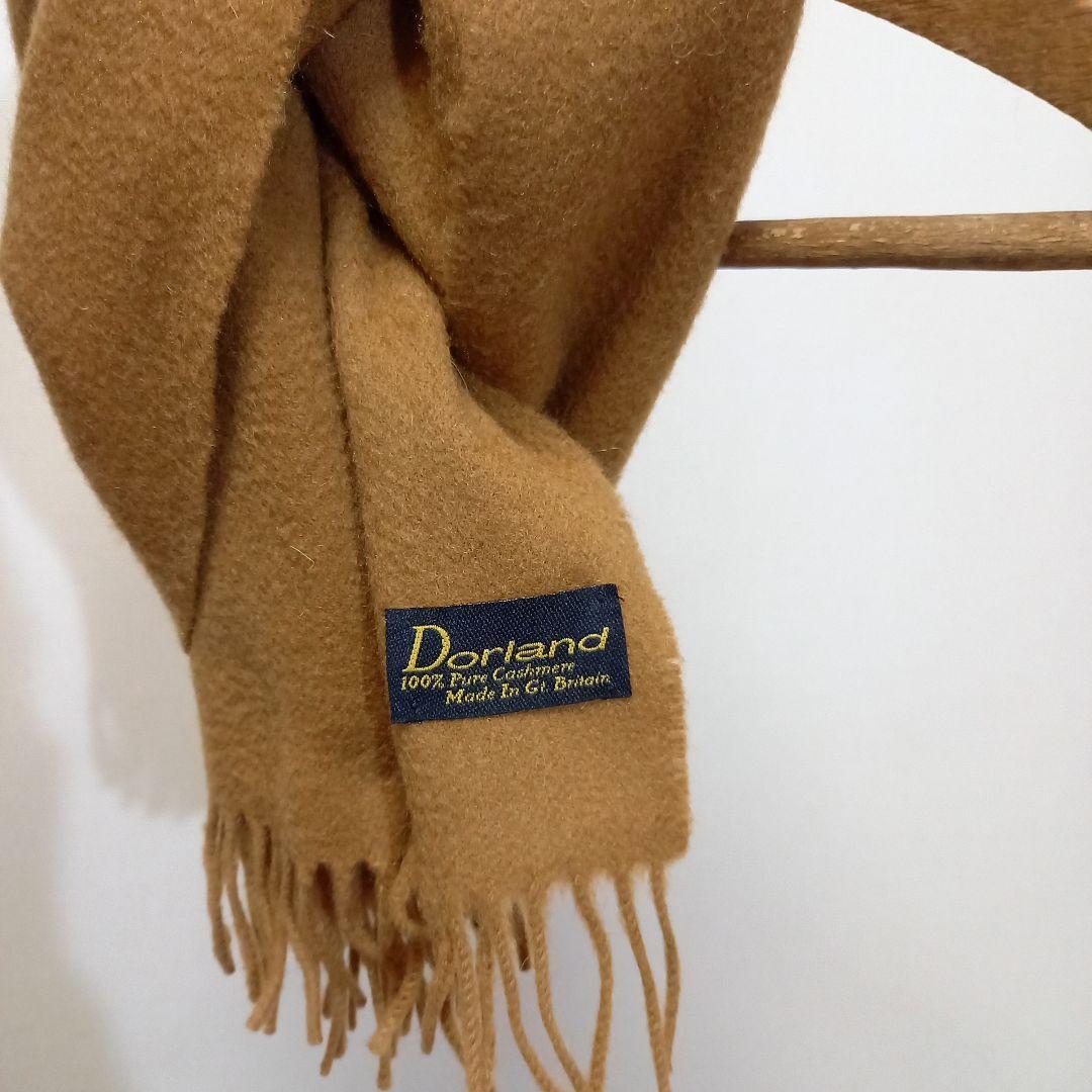 80s 90s イギリス製 Dorland カシミヤ100% カシミヤマフラー