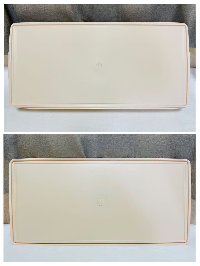 3個セット/タッパーウェア/ロング/スーパーケース/希少アイボリー/ピンク/廃番