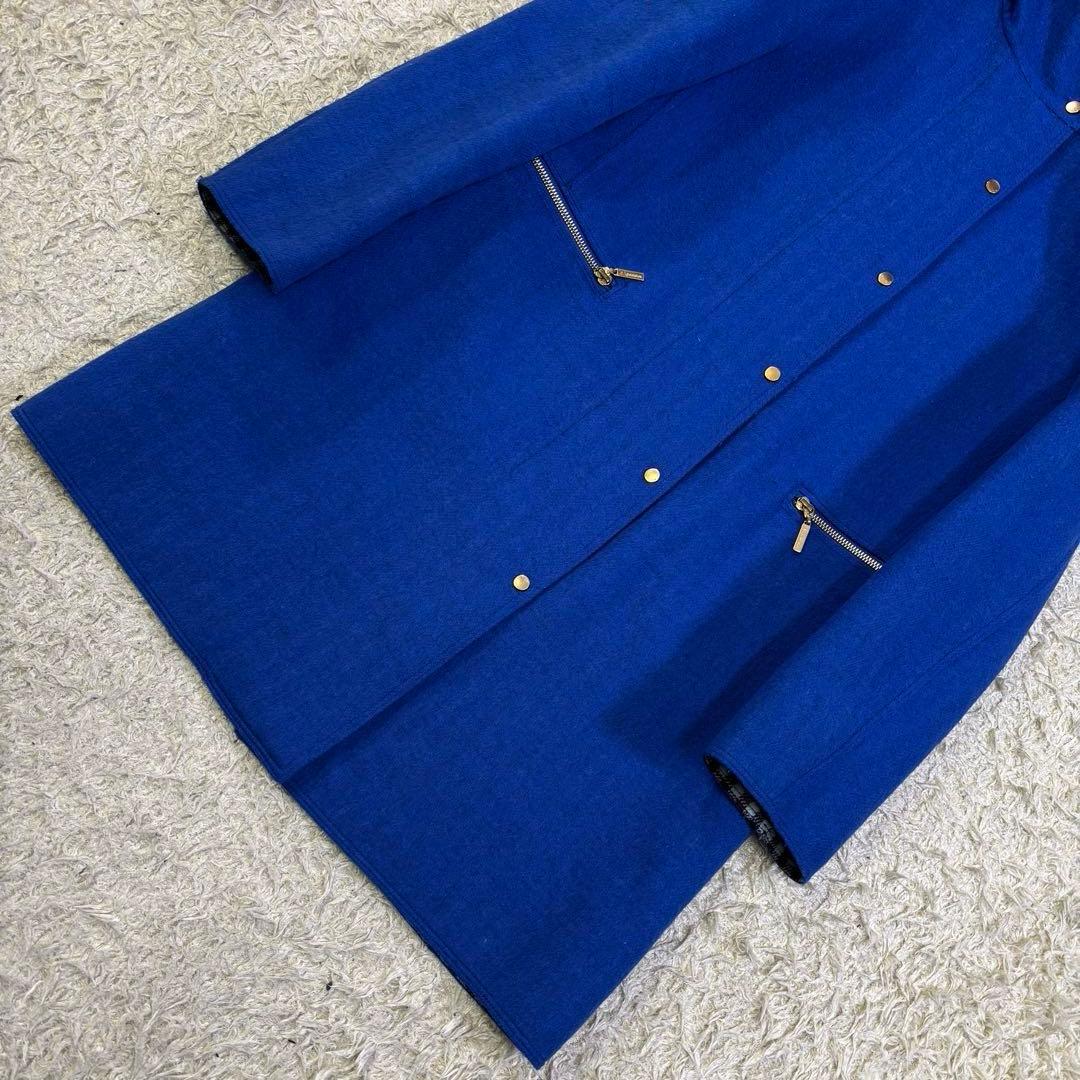 アクアスキュータム　イタリア製生地　ギンガムチェック　ジャンパーコート　8