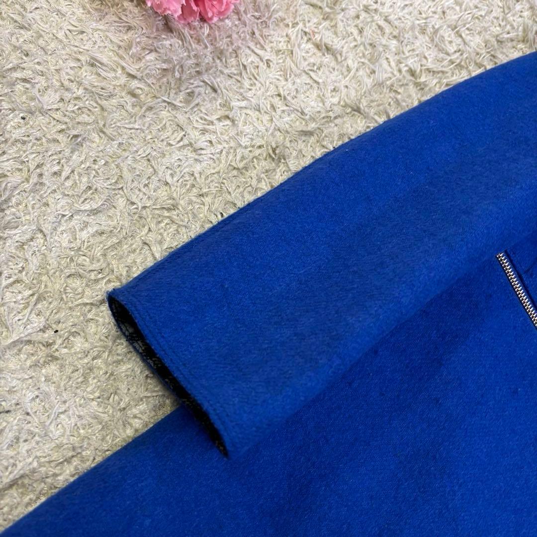 アクアスキュータム　イタリア製生地　ギンガムチェック　ジャンパーコート　8