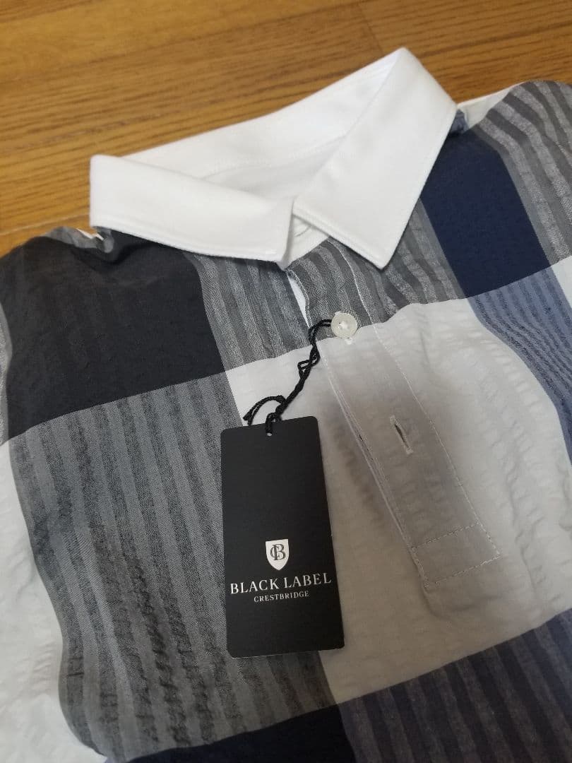 バーバリーブラックレーベル　ポロシャツ　Mサイズ　メンズ【新品】