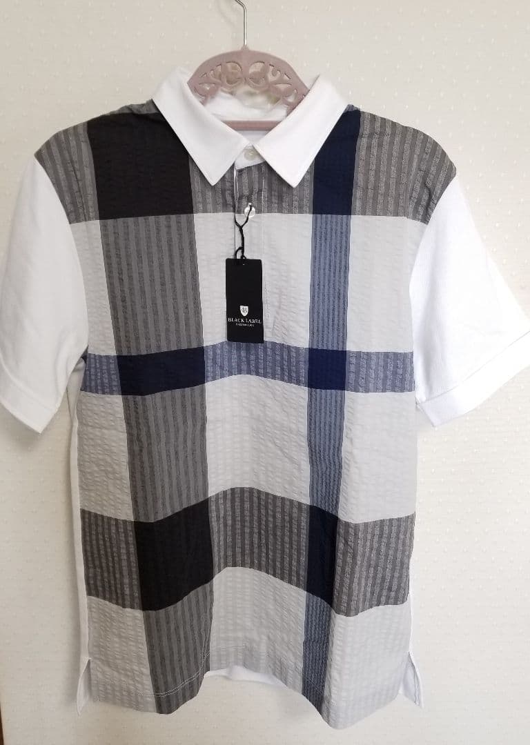 バーバリーブラックレーベル　ポロシャツ　Mサイズ　メンズ【新品】