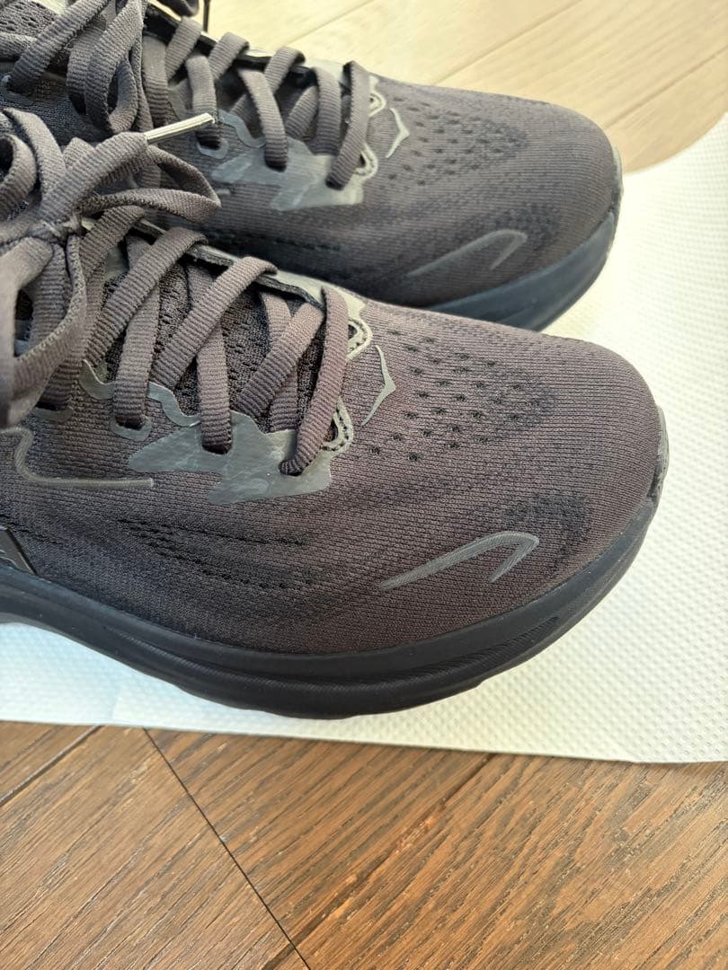 HOKA W CLIFTON 10 ブラック 24.0cm