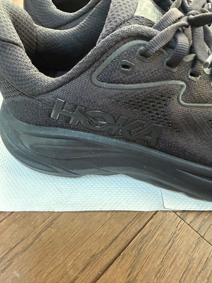 HOKA W CLIFTON 10 ブラック 24.0cm