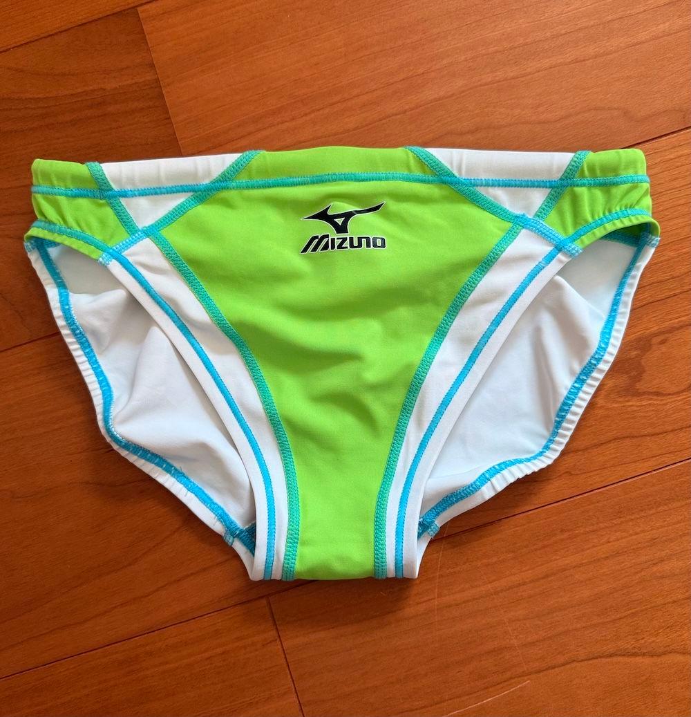 【別注品】MIZUNO　RQ632　グリーン×ホワイト　ライフセーバー　競パン