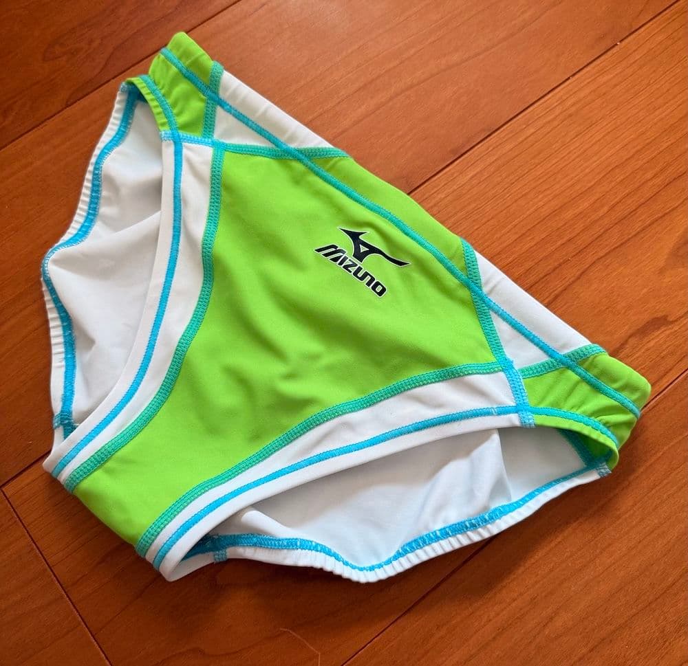 【別注品】MIZUNO　RQ632　グリーン×ホワイト　ライフセーバー　競パン