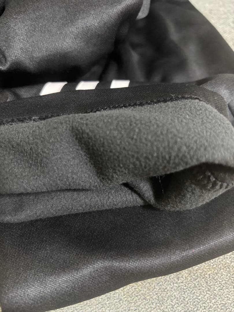 adidas ブラックジャージ セットアップ 裏起毛　Lサイズ　新品タグ付き