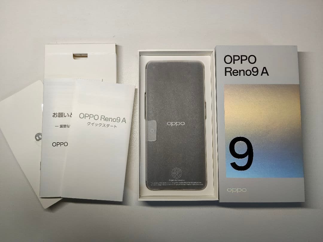 OPPO reno 9a　128GB/8GBムーンホワイトYモバイルSIMフリー