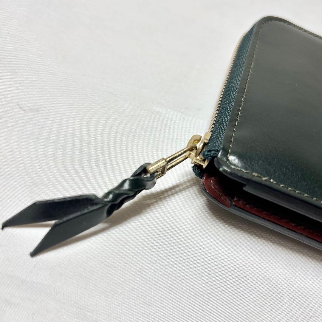 【美品 限定品】　Munekawa L字ファスナー財布　クラム　バイカラー　希少