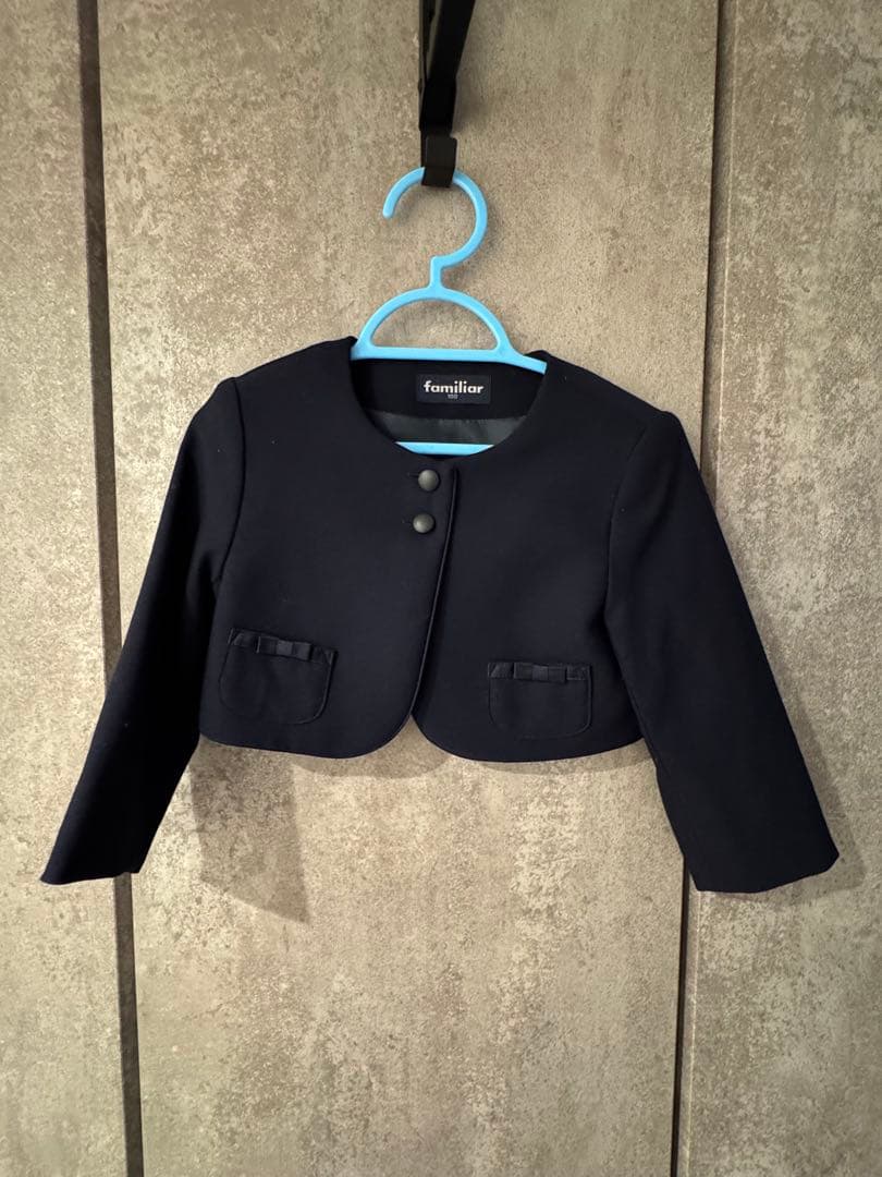 限定価格【超美品】familiar 長袖シャツ・ワンピース・カーディガンセット