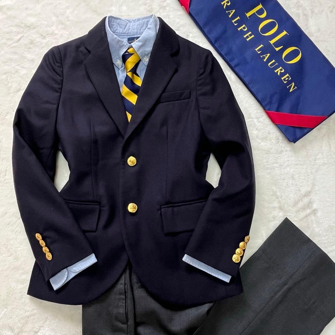 豪華4点✨ポロラルフローレン 140フォーマルセットアップスーツ　卒業式 極美品