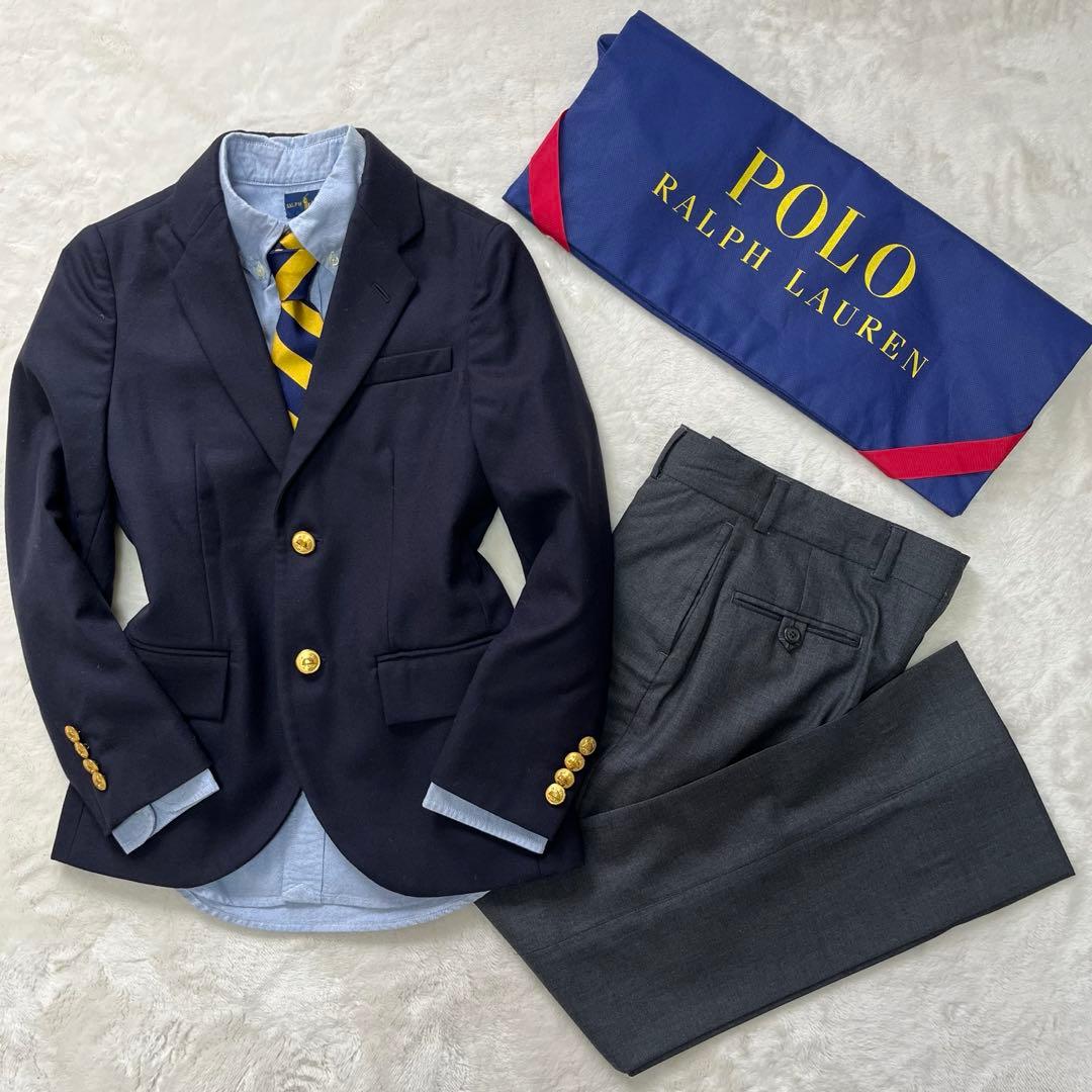 豪華4点✨ポロラルフローレン 140フォーマルセットアップスーツ　卒業式 極美品