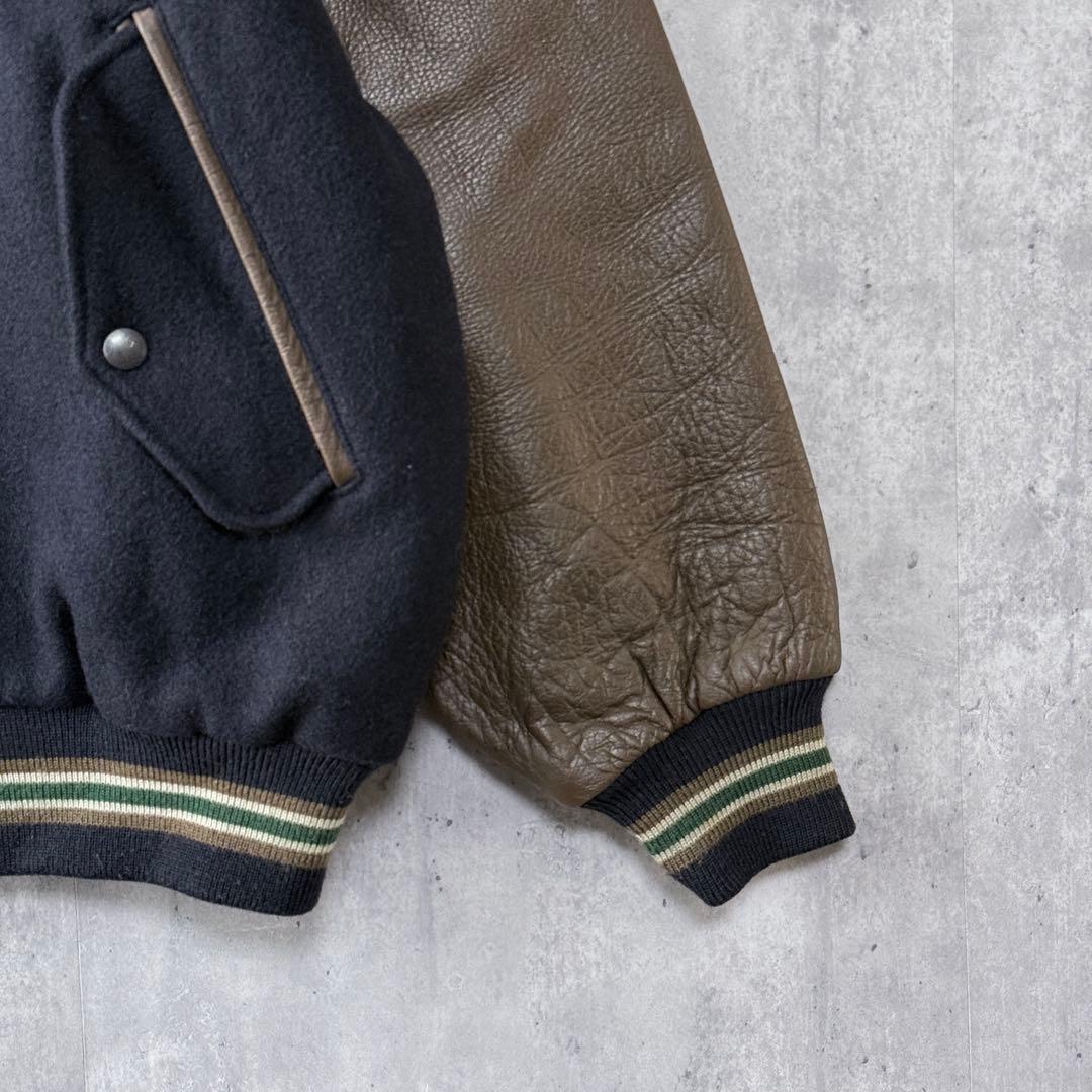 の*ん様 良品✨希少古着 マックレガー スタジャン 袖レザー 4L ビッグサイズ