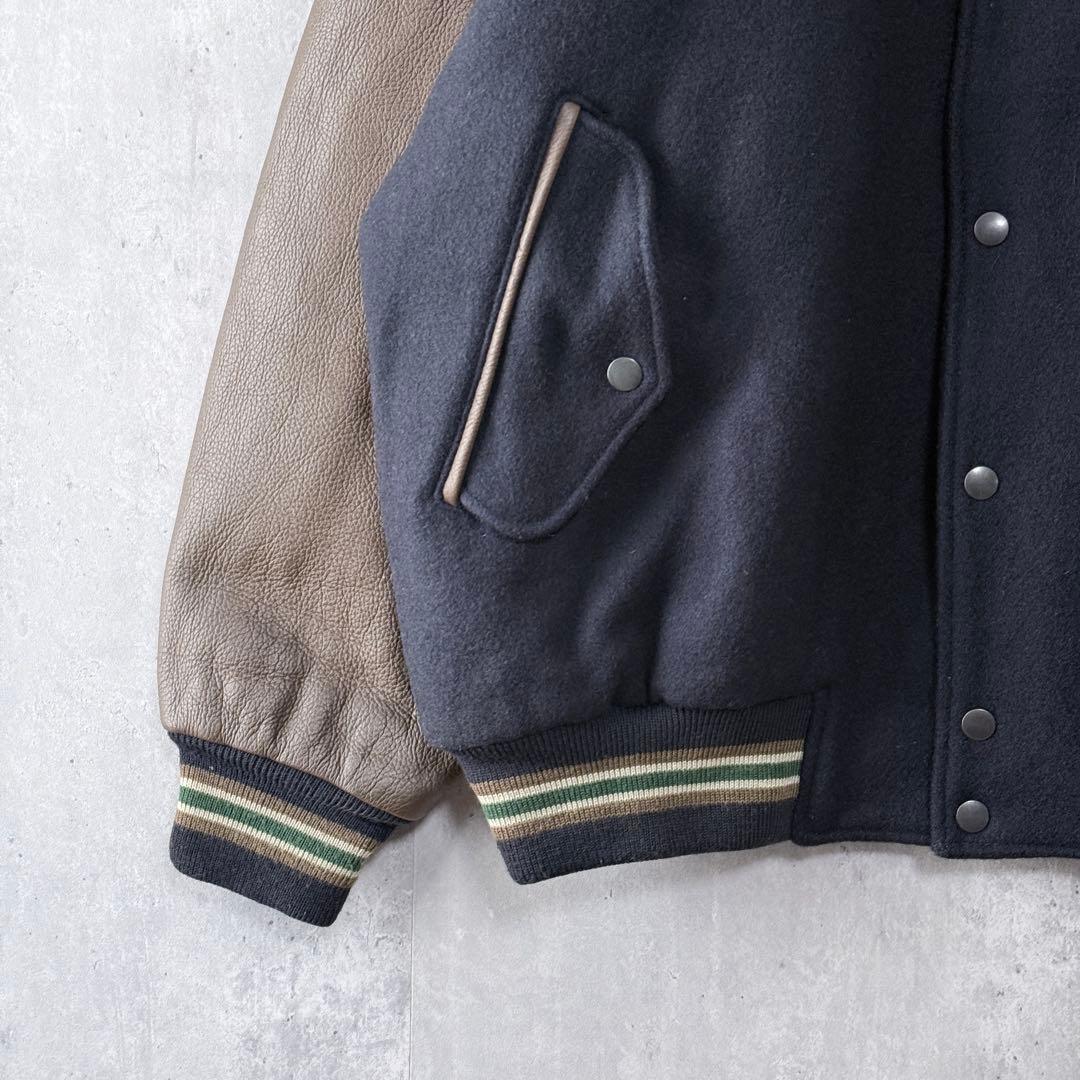 の*ん様 良品✨希少古着 マックレガー スタジャン 袖レザー 4L ビッグサイズ