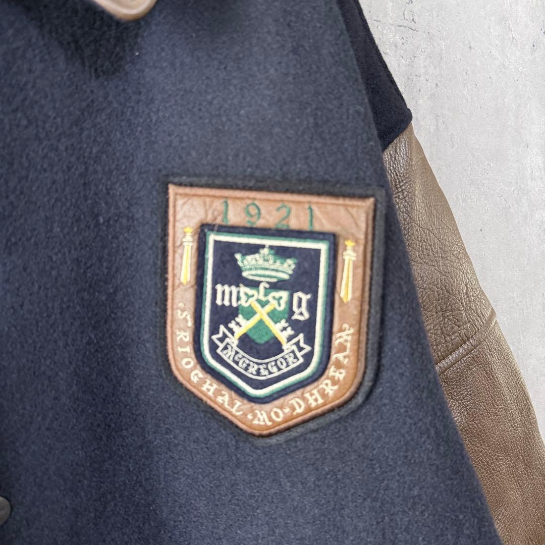 の*ん様 良品✨希少古着 マックレガー スタジャン 袖レザー 4L ビッグサイズ