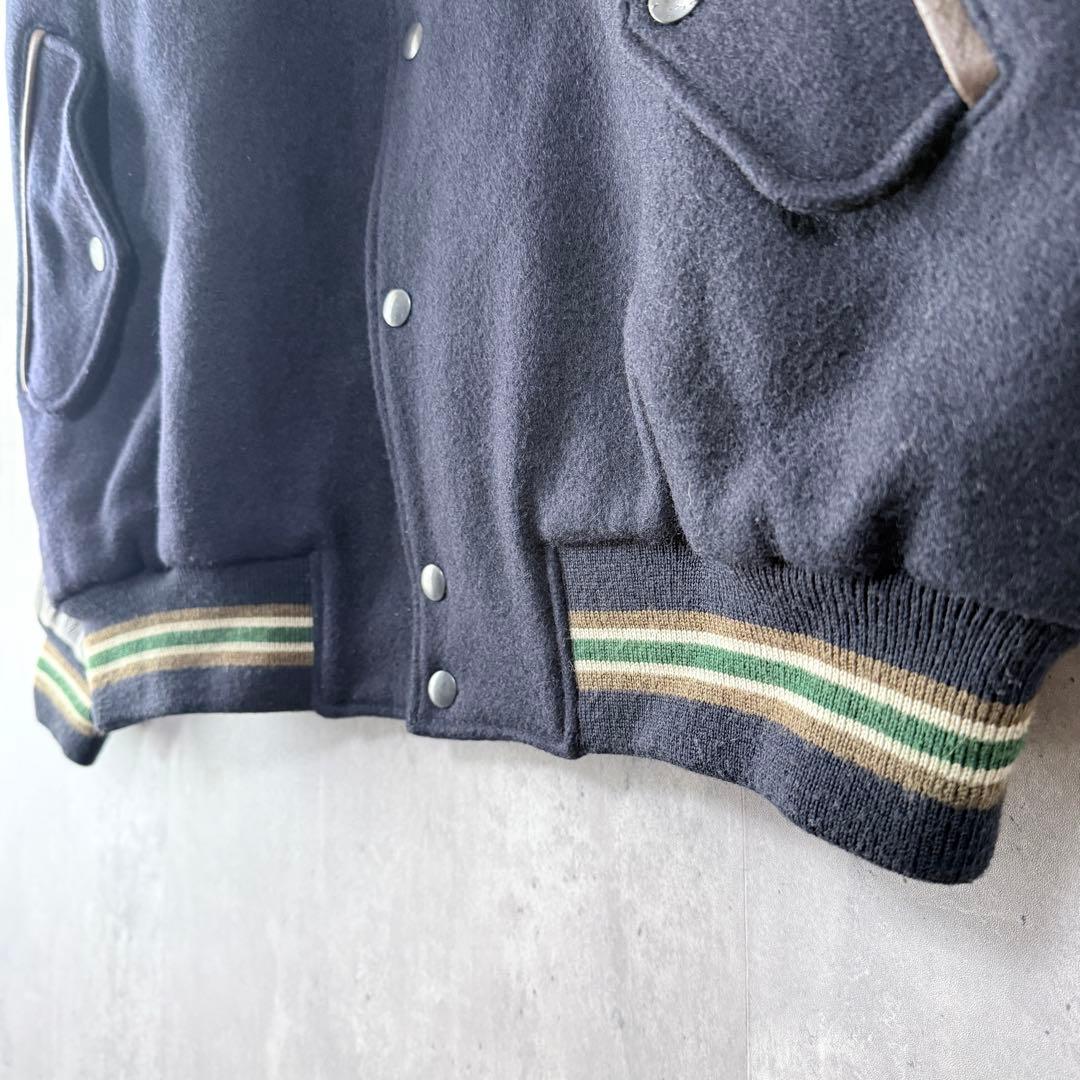 の*ん様 良品✨希少古着 マックレガー スタジャン 袖レザー 4L ビッグサイズ