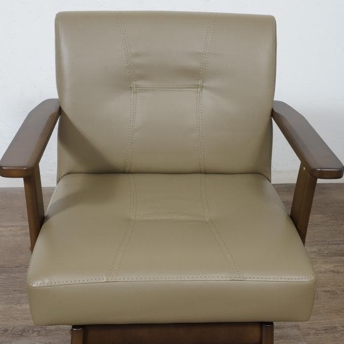 こたつ対応【2脚セット】【新品】立ち座りラクラク！高機能回転ダイニングチェア