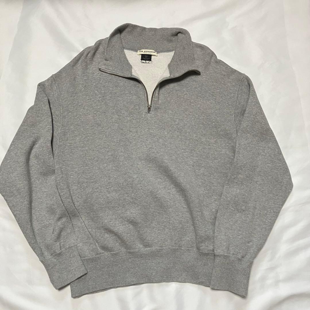 Shinzone×BEAUTY&YOUTH別注ハーフジップスウェットプルオーバー