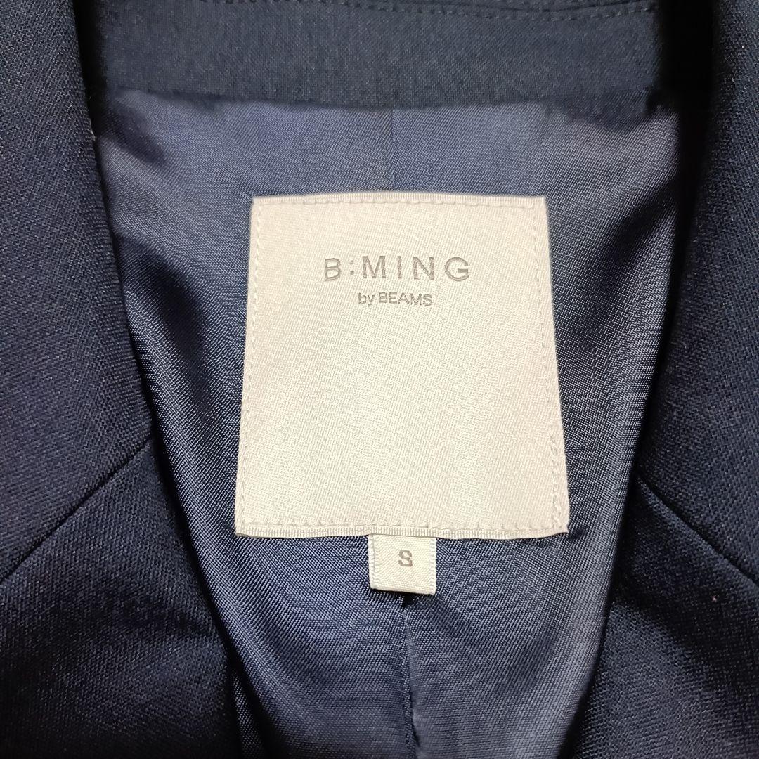 【美品】ビーミングバイビームス 金ボタン ダブルブレザー 紺ブレ