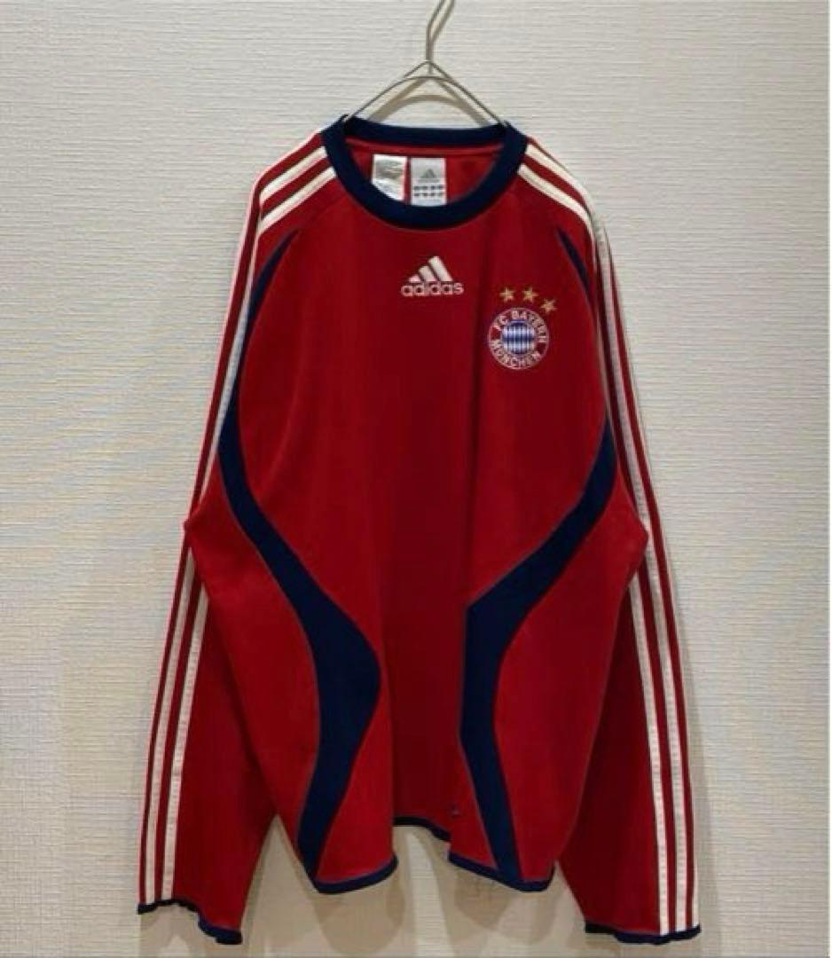 長袖 裏起毛 adidas／ バイエルンミュンヘン サッカーシャツ