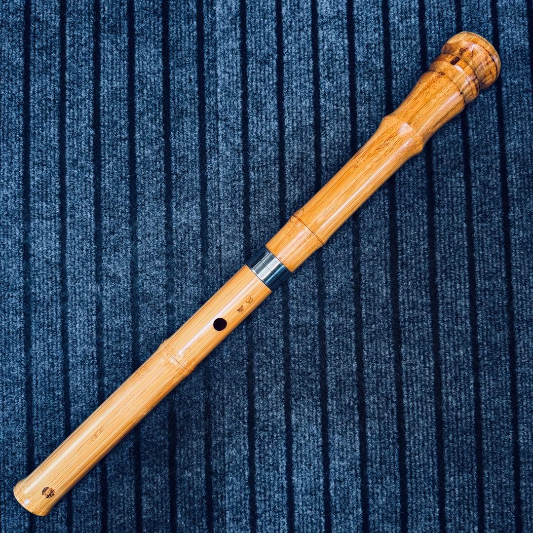 尺八 蝴蝶 高級合竹曲管 一尺八寸管