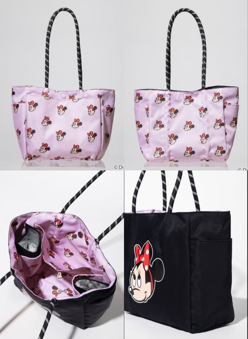 wcj　ディズニー　リバーシブルトートバッグ　ミニー　wc japan　若槻千夏