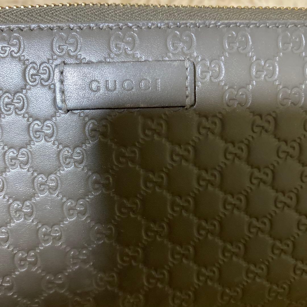 GUCCI グレー GGパターン 長財布