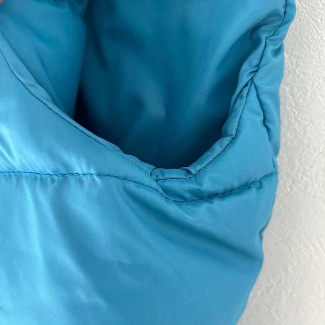 MONCLER ダウンベスト 青