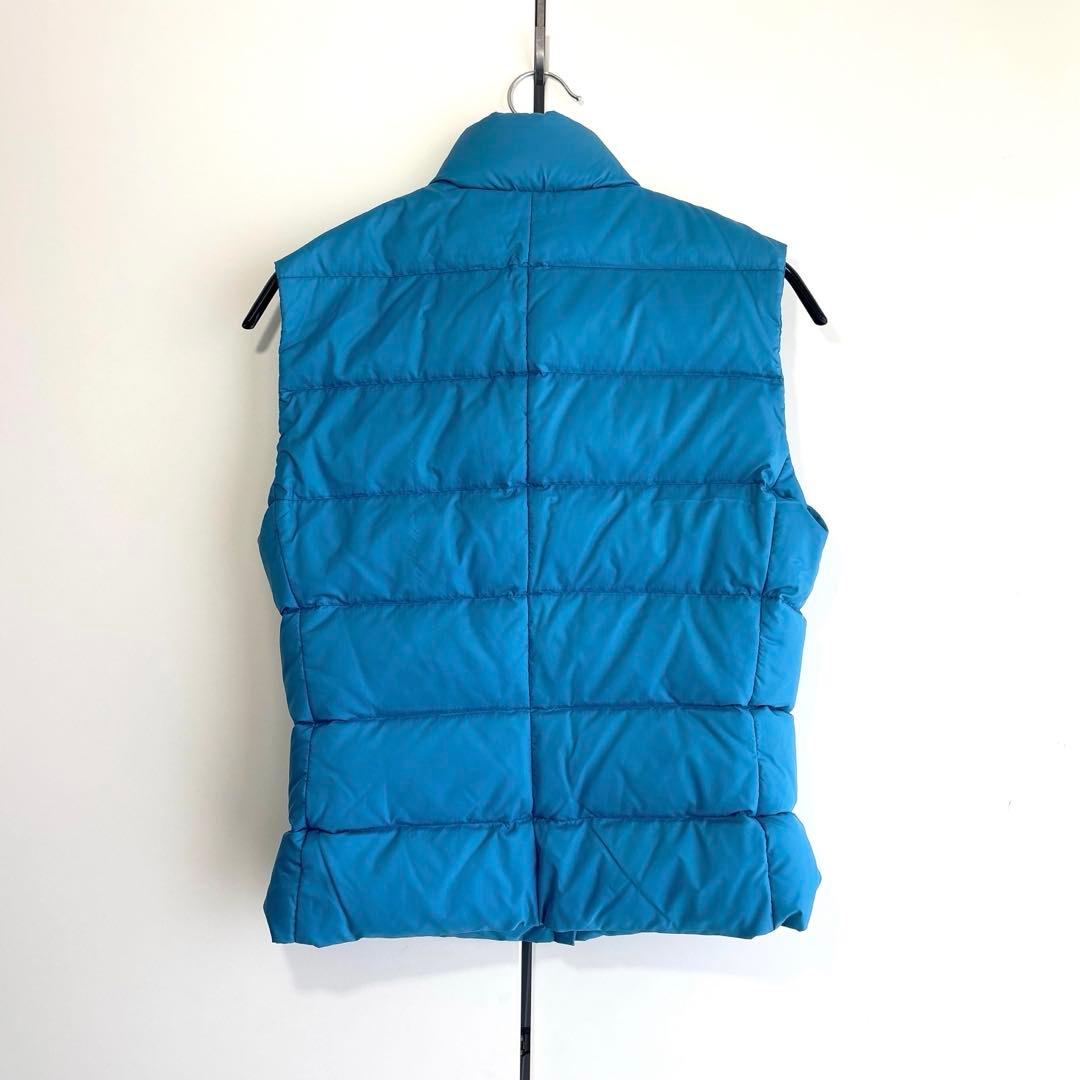 MONCLER ダウンベスト 青
