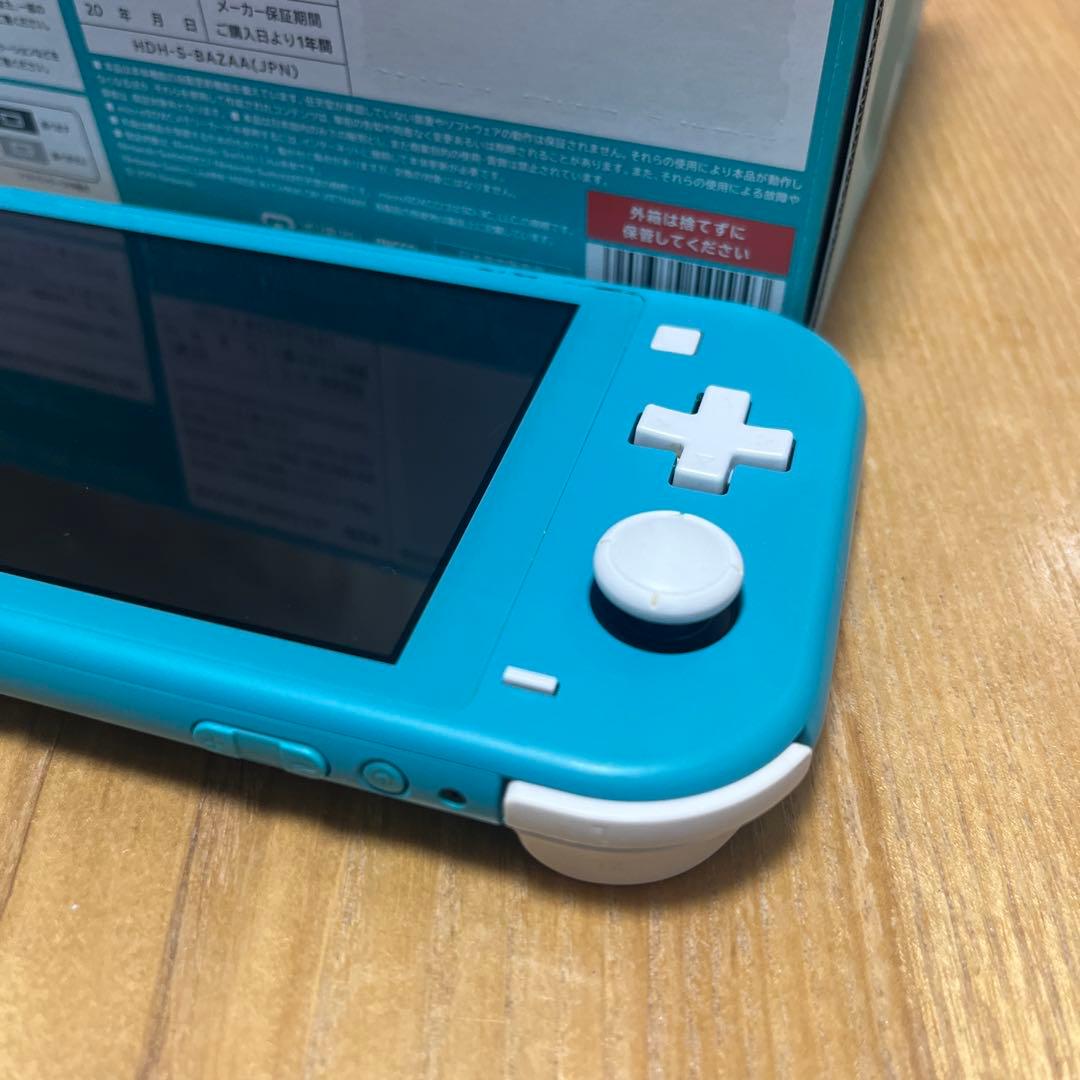 Switch lite スイッチライト　タイコーズブルー　ゲーム　充電器　箱付き