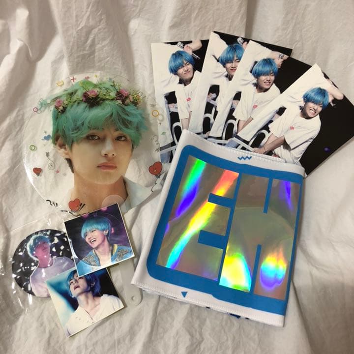BTS テテ グッズ 団扇 セット