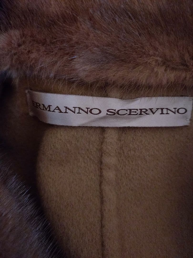 ERMANNO SCERVINO ピンクベージュ　ロングコート 38