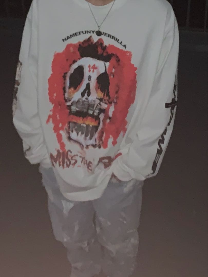 NAMEFUNY GUERRILLA Tシャツ Y2K 韓国 ロンT ストリート