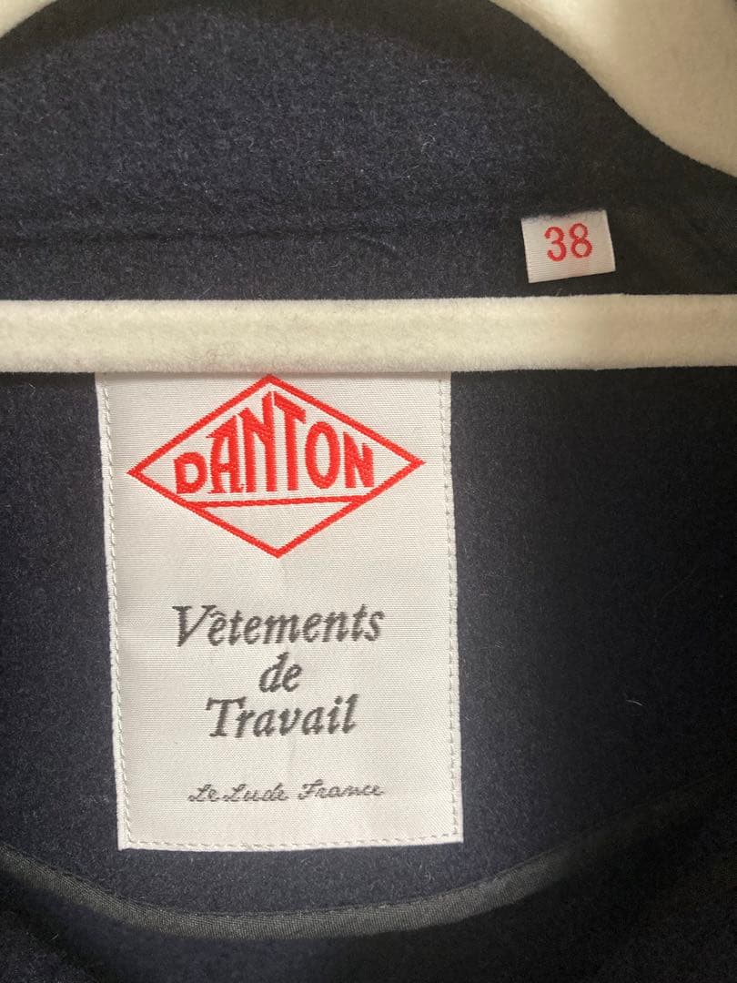 最終価格新作DANTONウールパイル スタンドカラージャケットコート38