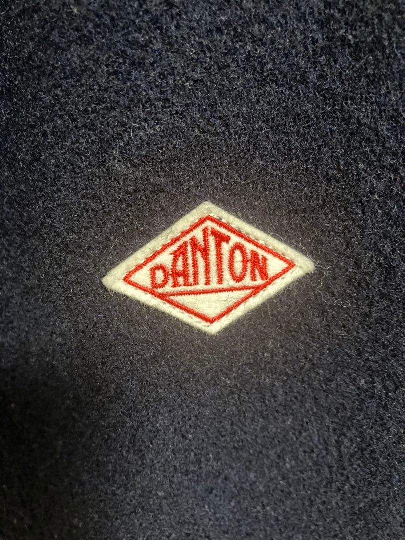 最終価格新作DANTONウールパイル スタンドカラージャケットコート38