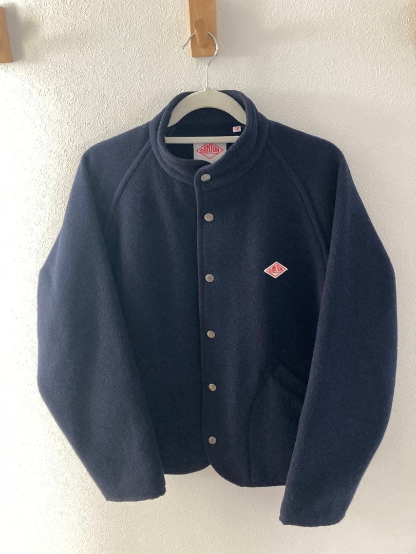 最終価格新作DANTONウールパイル スタンドカラージャケットコート38