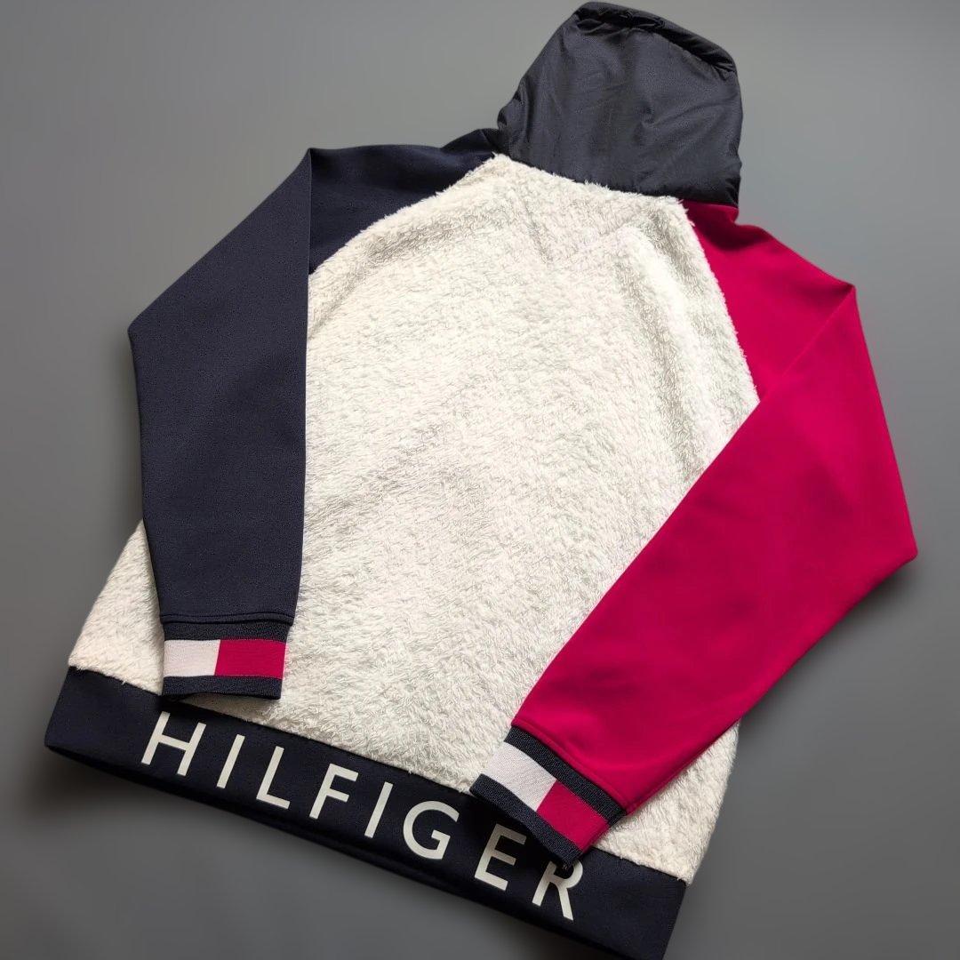 【美品】トミーヒルフィガーゴルフ　タートルネックセーター　フリース　M