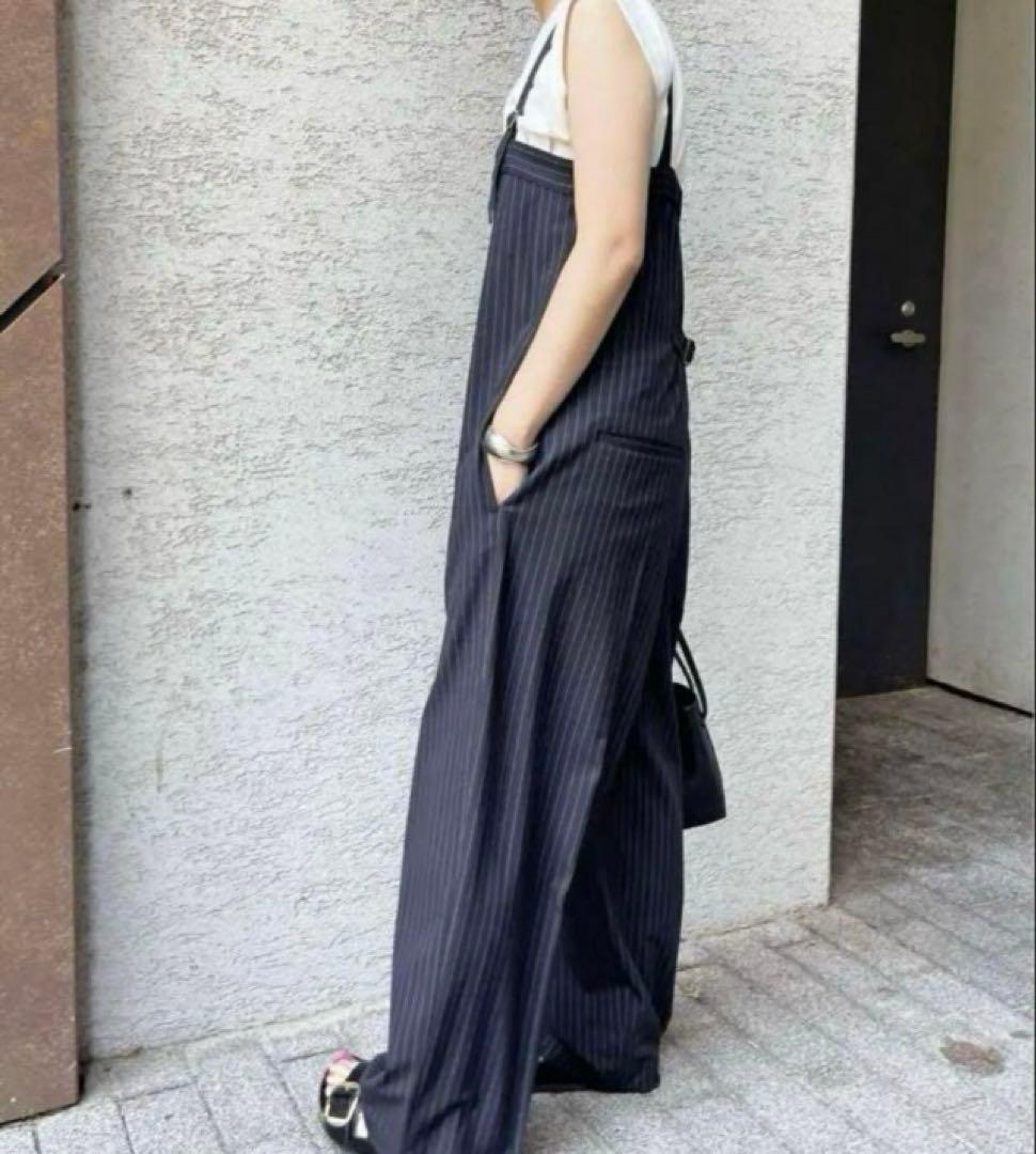 pippi♪スピックアンドスパン新品未使用ベアオールインワンネイビー38