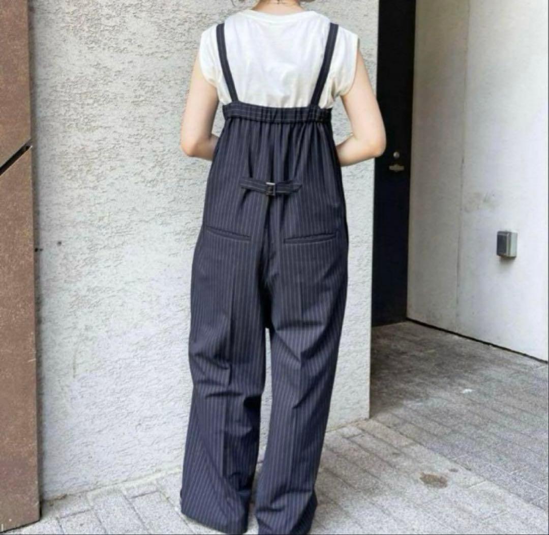 pippi♪スピックアンドスパン新品未使用ベアオールインワンネイビー38