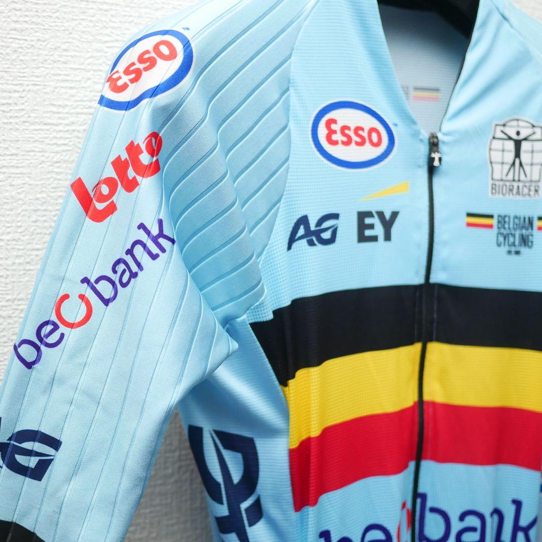 選手支給品 ベルギーナショナルチーム ロードスーツ スキンスーツ ビオレーサー