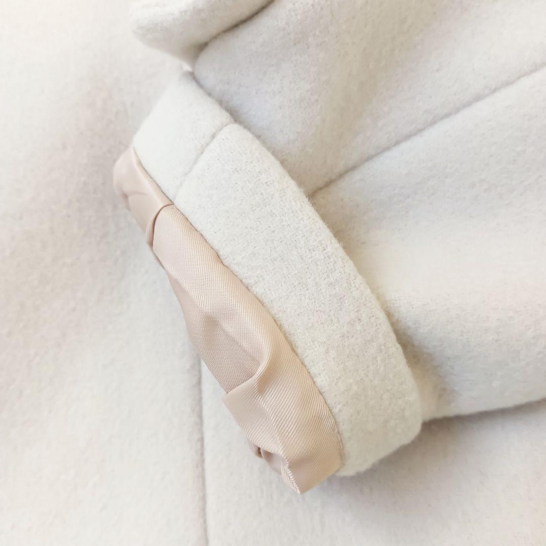 極美品✨ 24aw ハーリップトゥ ウールショートコート 腰ベルト アウター