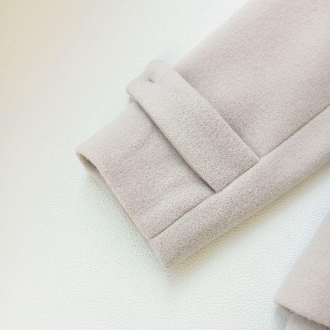 極美品✨ 24aw ハーリップトゥ ウールショートコート 腰ベルト アウター