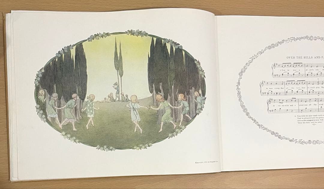 No375 希少 アンティーク洋書 古書 ルメール 絵本 児童書 オランダ 童謡